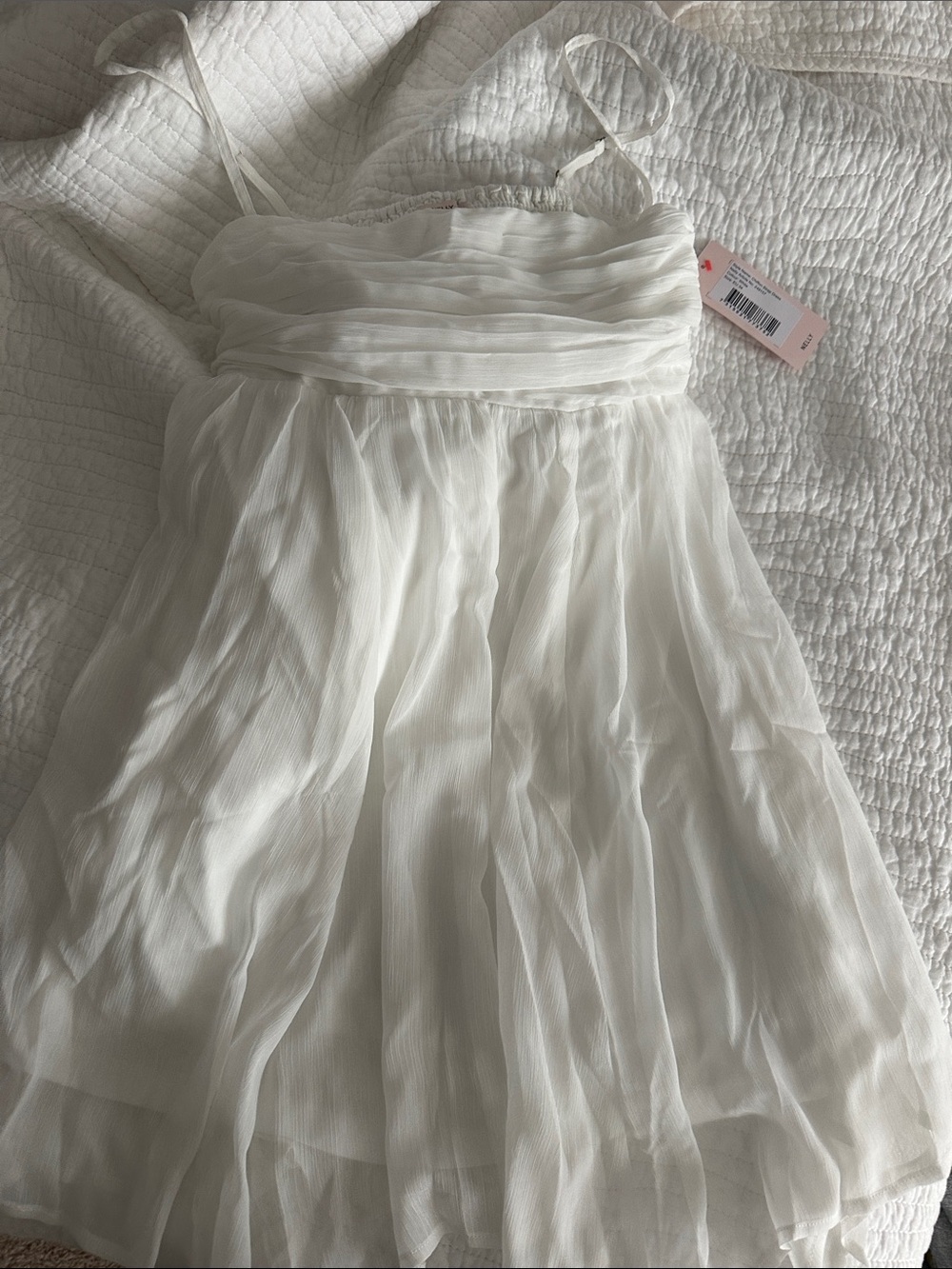 Nelly chiffon strap mini dress
